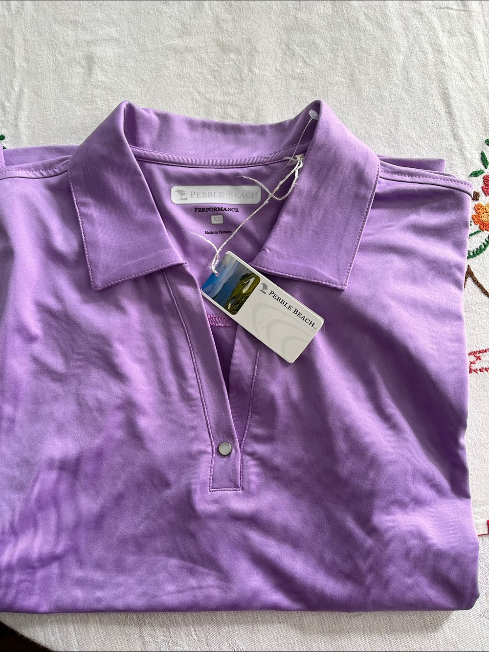 Pebble Beach Women's Lilac Performance Polo
